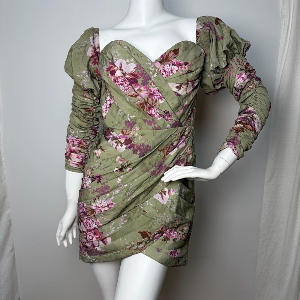 NWT ASOS- Puff Sleeve Mini Dress